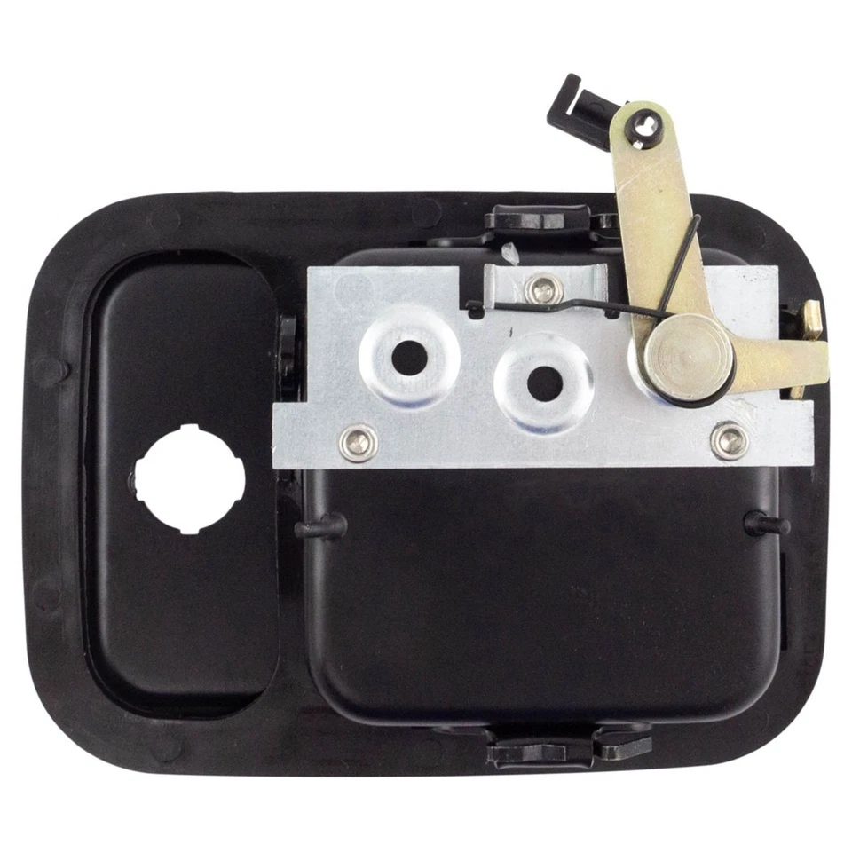 Par de manijas de puerta delanteras exteriores negras izquierda y derecha para Freightliner FL FLC Foto 3 de 4