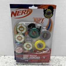 NERF Target Master Disc Launcher with 3 Discs, Launcher,  3 Targets Hasbro NEW