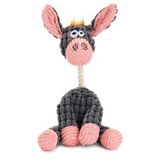 Chew Toy Squeaky Plush Dog Toy For Aggressive Chewers With Chew Pet Toys US