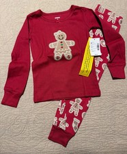 Gymboree Christmas Gingerbread Pajama Set