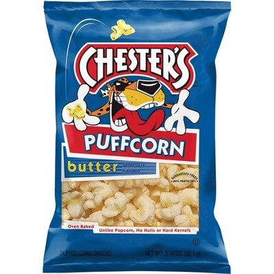 Chester s Puffcorn, Butter Flavor   3.25 oz