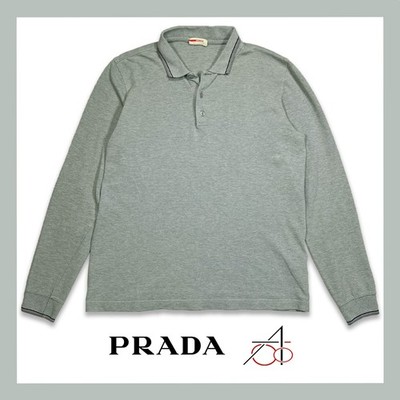 Prada Long Sleeve Polo Rugby   S size