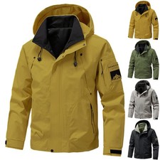 Herren Herbst Windjacke Regenjacke | Wasserdicht & Atmungsaktiv Windbreaker