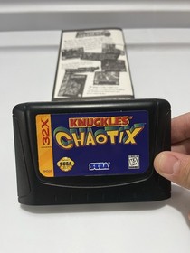 Knuckles Chaotix Sega 32X | CIB | Tested & Working | Very Good Condition