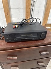 Sharp VC-A410U VCR 4 Head VHS Player Video Cassette Recorder No REMOTE