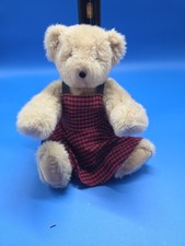 1995- VINTAGE Vermont Teddy Bear Company Tan Plush 12 Inches Tall Moveable