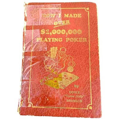 How I Made Over $1,000,000 Playing Poker  by Doyle Brunson   1978 First Edition