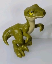Fisher Price Imaginext Jurassic World Advent Green Velociraptor 3" Figure
