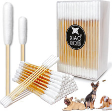 100 PCS 6 Inch Long Cotton Swabs in Box - Professional Large Cotton Swabs Wit...