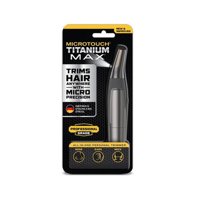 Microtouch Titanium Max Multipurpose Trimmer Nose Ear Neck
