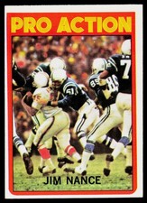 Jim Nance, 1972 Topps, #119, New England Patriots,