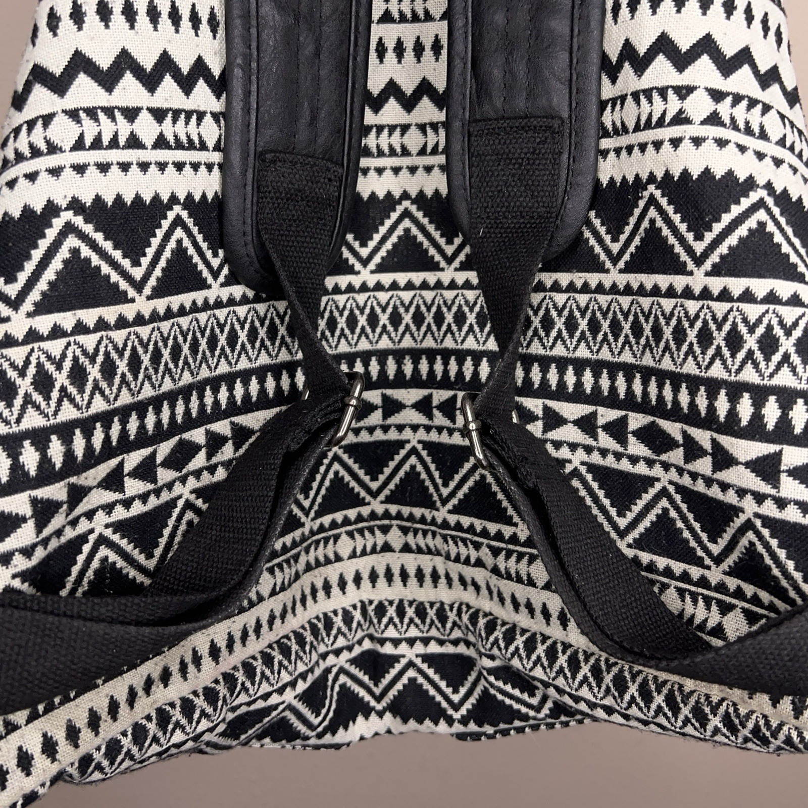 Mossimo Large Drawstring Bohemian Sytle Boho Blac… - image 19