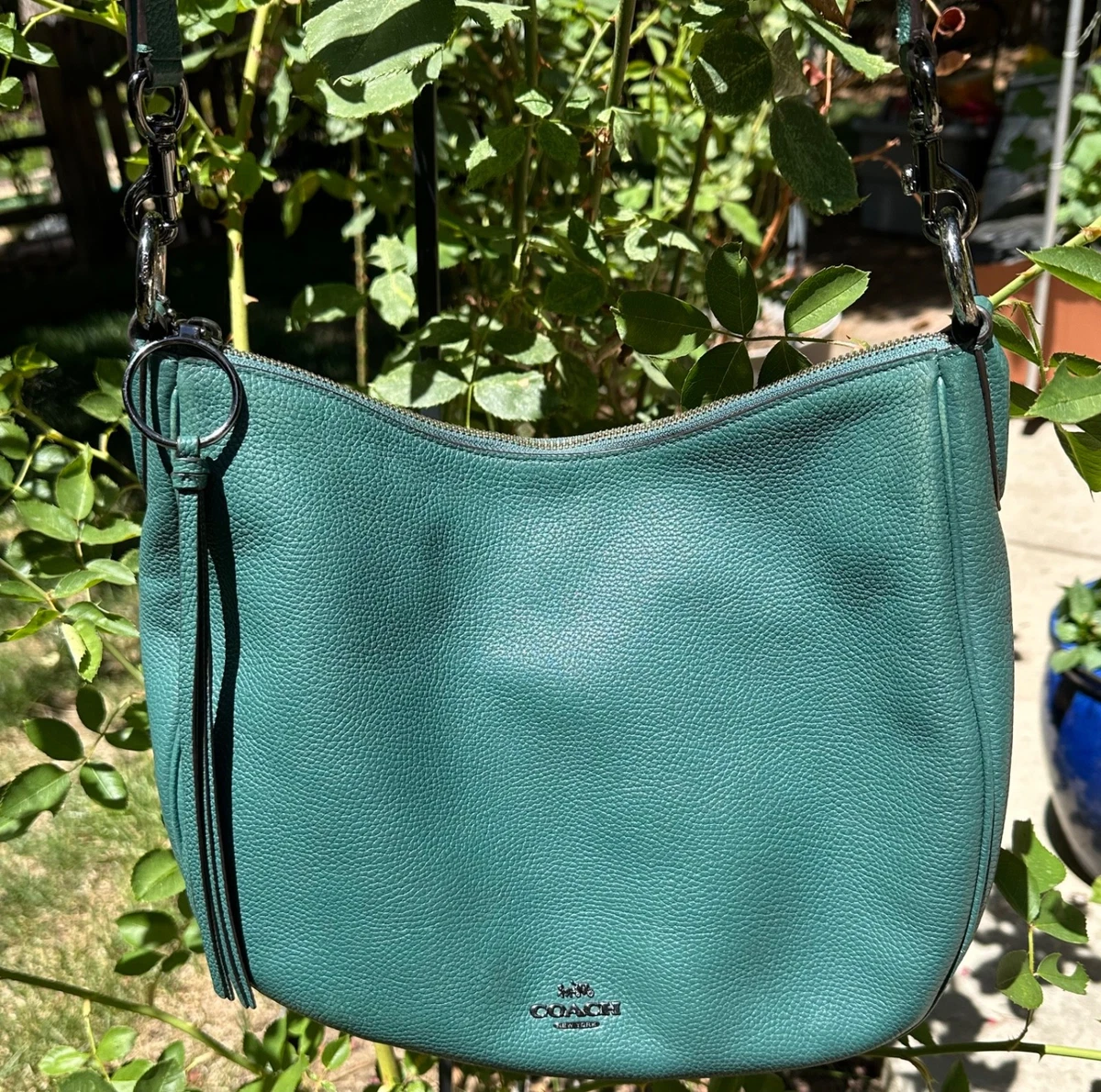 バッグ COACH Signature Green Clip Hobo Bag Coach Hobo Bags Green Bags & Handbags for Women for sale | eBay