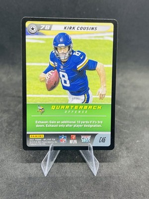 2021 Panini NFL Five Kirk Cousins Football card #C46 Minnesota Vikings