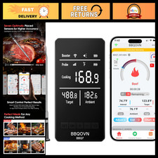 Wireless Meat Thermometer, Smart WiFi, 1000FT Range, 7 Sensors, Accurate 0.5