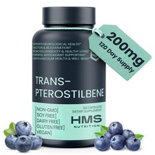 HMS Nutrition TransPterostilbene 200 Mg High ...