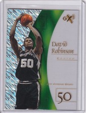 DAVID ROBINSON 1997-98 SKYBOX EX 2001 #18 SAN ANTONIO SPURS HOF