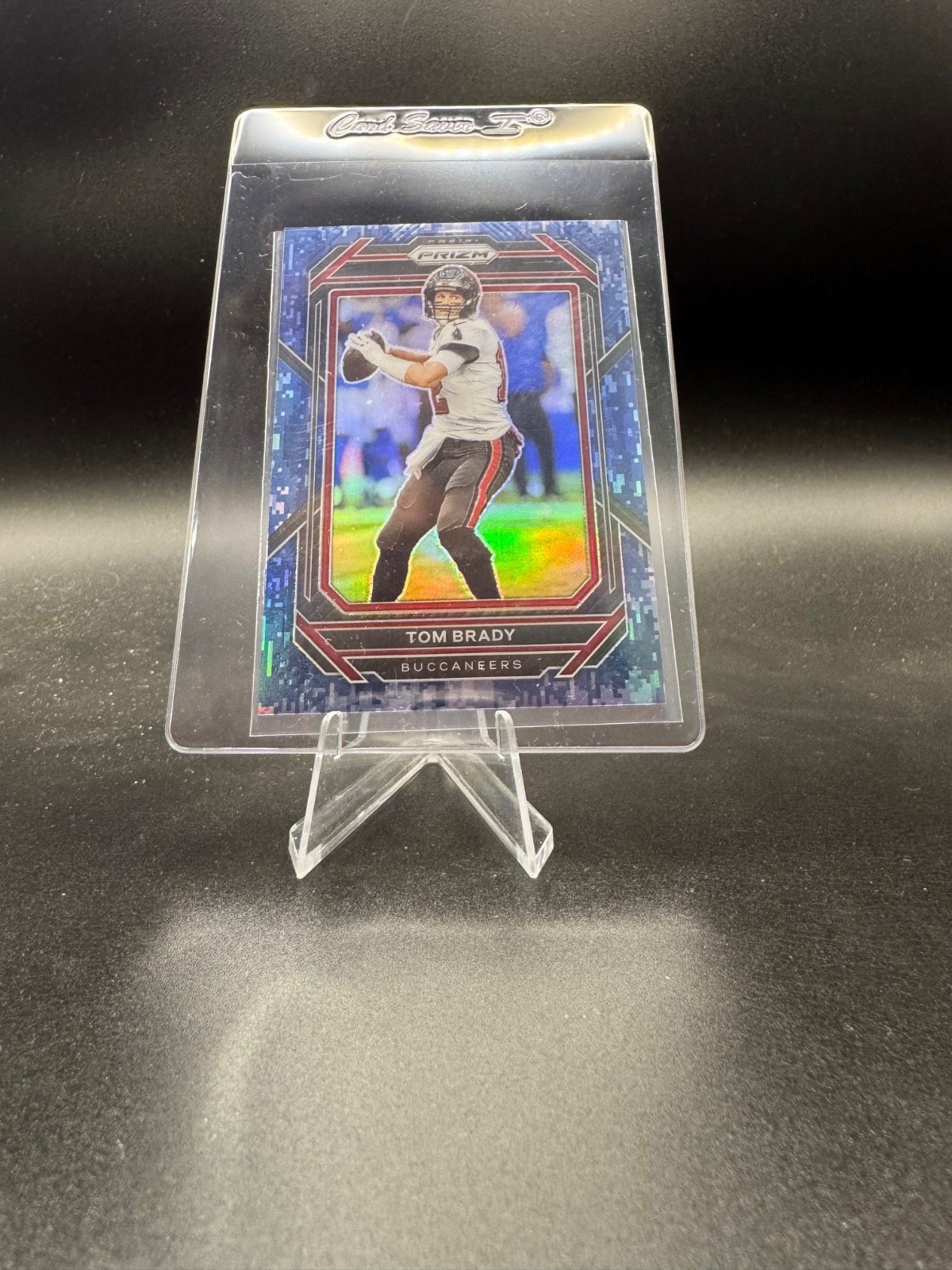 2022 Panini Prizm Tom Brady #273 Blue Camo Prizm /25