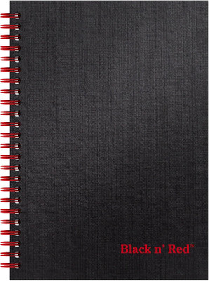 Notebook, Business Journal, 8-1/4'' X 5-1/4'', 70 Sheets, Ruled, Optik Paper, Scri