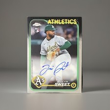 Devin Sweet (RC) Rookie 2024 Topps Chrome Update On-Card Auto #RA-DS NM 