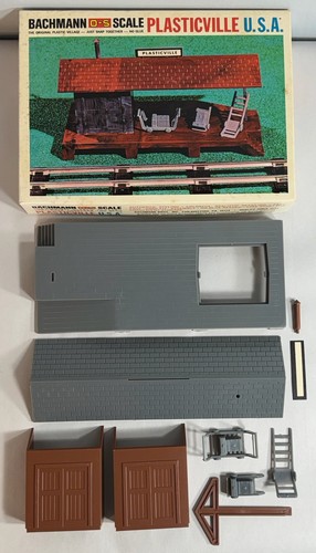 Kit de plataforma de carga de tren BACHMANN O-S escala PLASTICVILLE EE. UU. 1817 con caja | Condition: Used