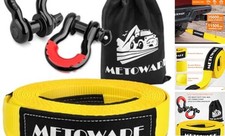 Heavy Duty Tow Strap Recovery Kit - 3" x 20ft 35,000lbs Tree Saver Winch