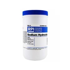 RPI S24000-500.0 Sodium Hydroxide Pellets, 500 G