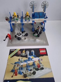 LEGO Space Vintage 6930 Set Complete + OBA Space Station Space Supply Station Excellent