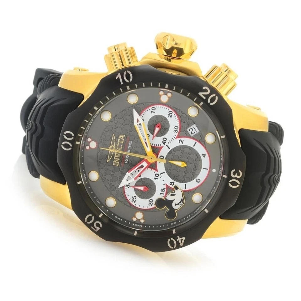Invicta 23165 Disney Mickey Venom Mare Dragone Limitata Ed Cronografo Uomo Watch - Immagine 3 di 4