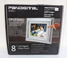 Pandigital PAN8051  8” LCD Digital Picture Frame NEW Touch Screen 6400 Photos