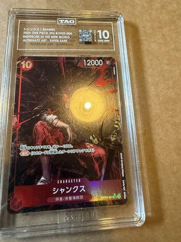 Shanks (Alternate Art) graded TAG 10 for sale on eBay