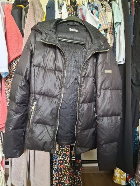 Women Karl Lagerfeld Jacket Black 34 / XS / 42