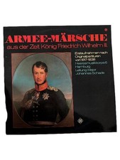 Armee-Märsche König Friedrich Wilhelm III. Heeresmusikkorps 6 Hamburg Vinyl LP