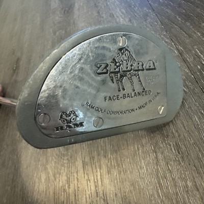 RAM Zebra Face Balanced Patent Pending Putter RH  Golf Club USED