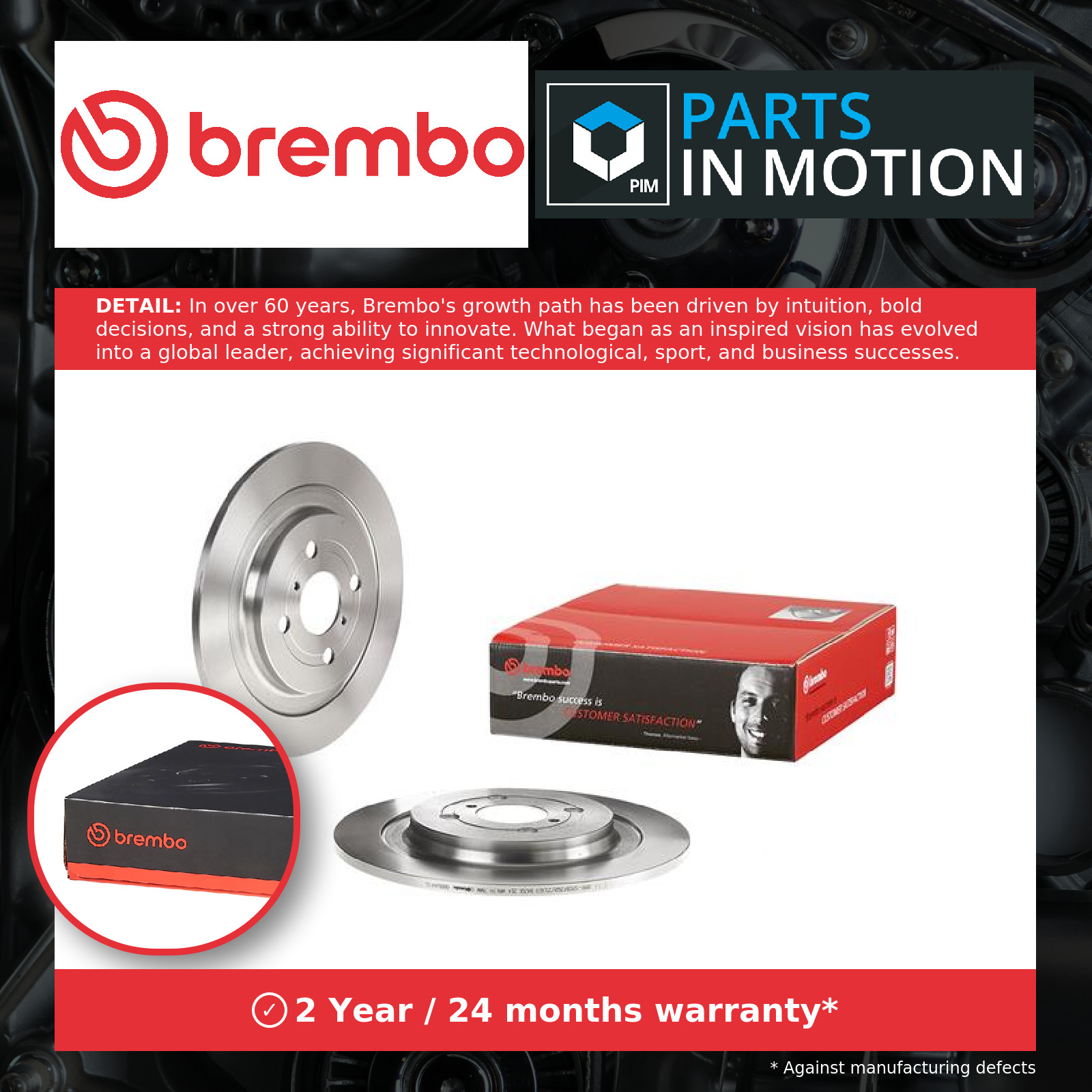 2x Brake Discs Pair Solid fits TOYOTA YARIS NSP90 1.33 Rear 08 to 11 1NR-FE Set - Image 13