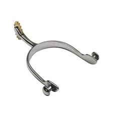 WESTERN SPURS Gaited or Walking Horse Style STAINLESS STEEL 2" Curved Shank
