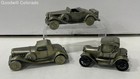3 Banthrico Diecast Car Banks One Loose Wheel — photo 1