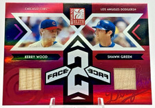 Kerry Wood / Shawn Green 2005 Donruss Elite Face 2 Face Dual Relic #FF-15 /150