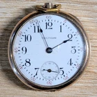 Antique 1913 Waltham 3/0 Grade 310 Wadsworth GF Case Clean Enamel Dial Repair