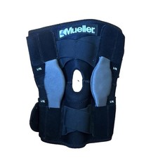 Mueller Hinged Wraparound Knee Support Brace Adjustable, Left/Right, L/Xl