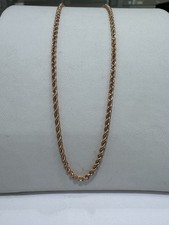 585 gold chain rose gold cord chain. 50cm new necklace + label. Rose gold 14kt gold