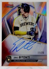 2025 Bowman’s Best # B25-EBI Eric Bitonti Best Of 2025 Orange Auto /25