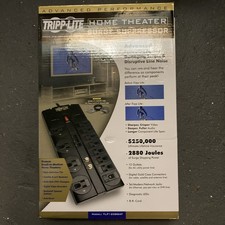 NEW Tripp Lite TLP1208SAT -12 Outlet Surge Supressor 2880 Joules w/ 8' Cord