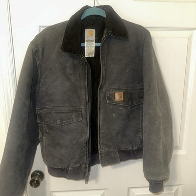Carhartt J130 Quilted Flannel Lined Active Jacket Size Small