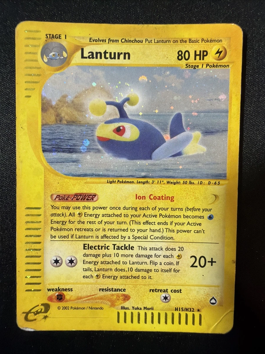 Lanturn Pokémon TCG Cards for sale | eBay