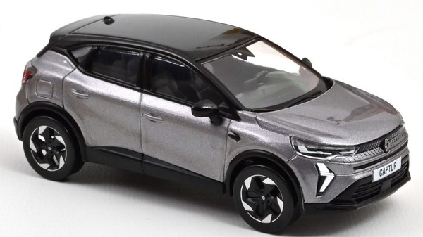 Renault Captur 2024 Oyster Grey & Black 1:43 Modell 517767 Norev-image