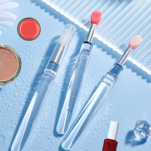 Lip Brush, Silicone Applicator Reusable 3PCS Mask Applicator, 3 PCS - Picture 5 of 7