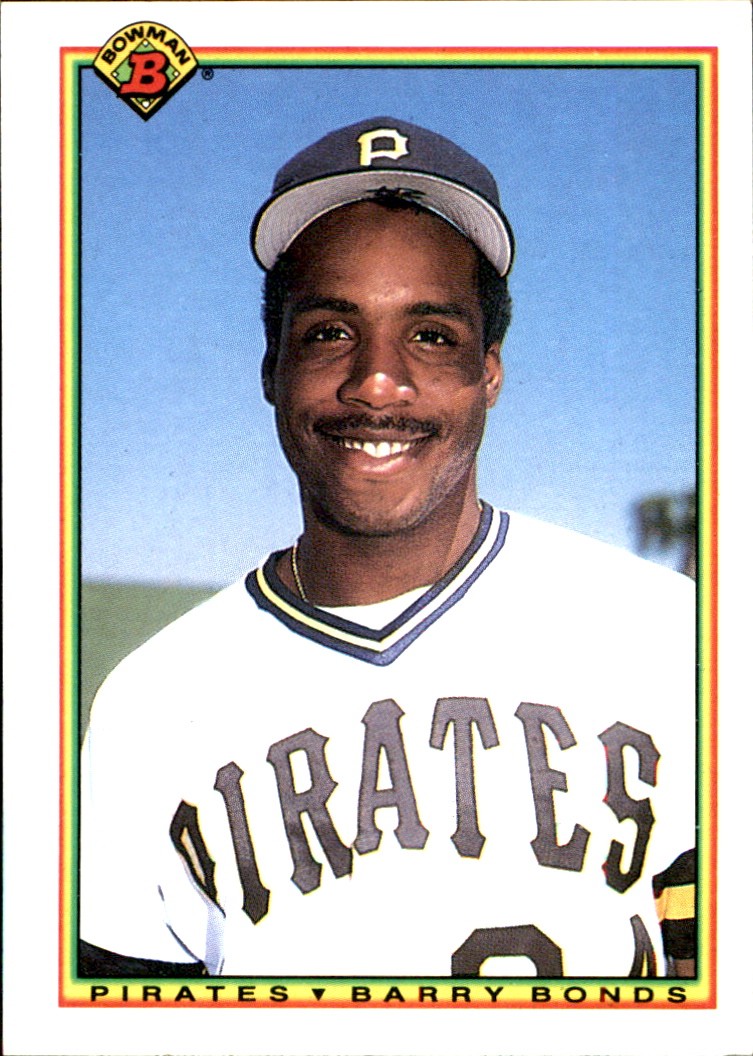 Barry Bonds 1990 Bowman #181 Pittsburgh Pirates FREE SHIPPING AutographDen