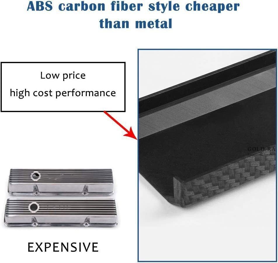 Carbon Fiber Look Valve Cover Spark Plug Insert For Honda VTEC B18 B16 B-Series