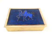 60er Jahre Emaille Dose Bunge, Perli, Scholz und Lammel ,W. Leyser?